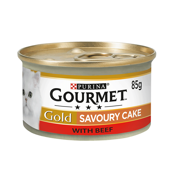 1-Gourmet-Cat-Wet-Gold-Casserole-Duck-and-I کنسرو گربه گورمت Gourmet گلد پته با طعم گوشت گاو وزن 85 گرم - تصویر 1