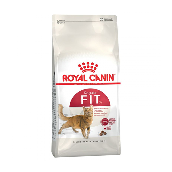 غذای خشک گربه فیت رویال کنین Royal Canin Regular Fit 32 وزن 1 کیلوگرم