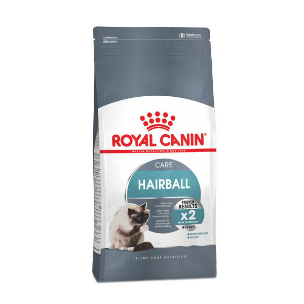 بسته غذای خشک و تر گربه هیربال رویال کنین Royal Canin HairBall Care وزن 1 کیلو گرمم