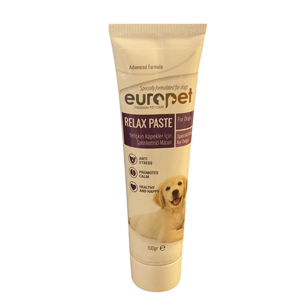 خمیر آرامش بخش سگ یوروپت Europet Dog Relax Paste وزن 100 گرم