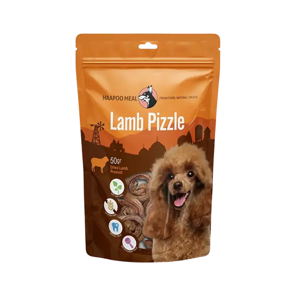 6260002605892-2 تشویقی نرینگی بره، مخصوص سگ، 50 گرمی، هاپومیل Haapoomeal, Dog Treat, Lamb lollipops - تصویر 1