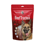 تشویقی نای کامل گاو، مخصوص سگ، 3 عددی، برند هاپومیل Haapoomeal, OX trachea Full, Dog treat
