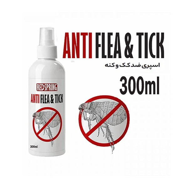 اسپری ضد کک و کنه، مخصوص سگ و گربه، 300 میلی لیتر، رد اسپرینگ Red spring, anti-flea and tick, Dog and cat
