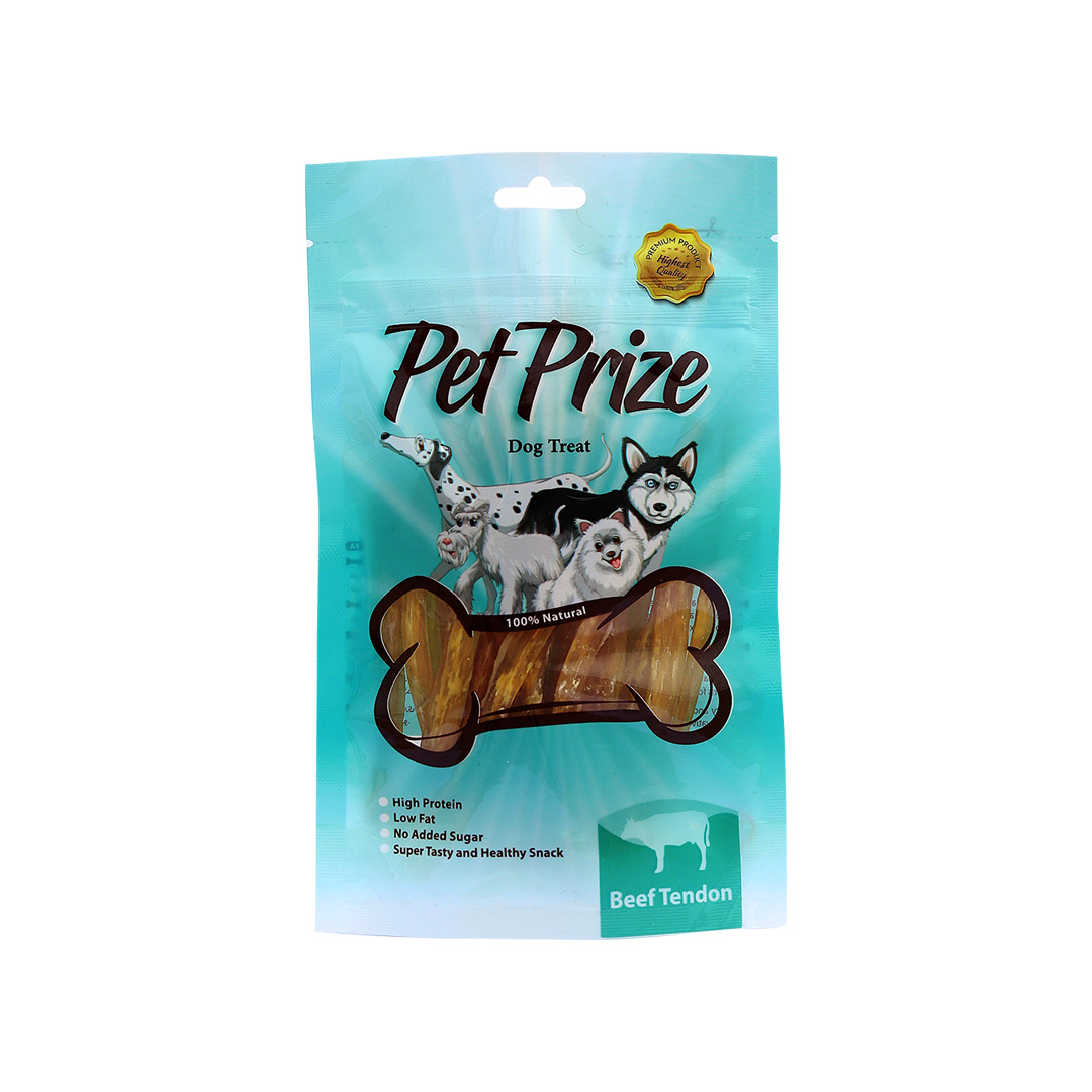 تشویقی زردپی گاو، مخصوص سگ، 50 گرمی، پت پرایز PetPrize, Dog treat, beef Tendon