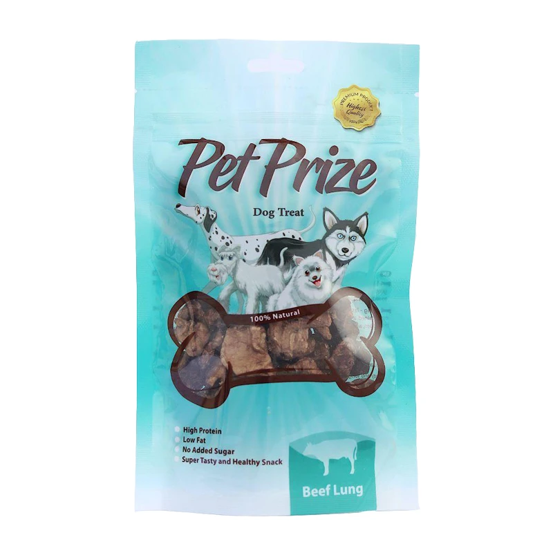 غذای تشویقی سگ پت پرایز مدل جگر سفید گاو Beef Lung وزن 40 گرم PetPrize, Dog treat