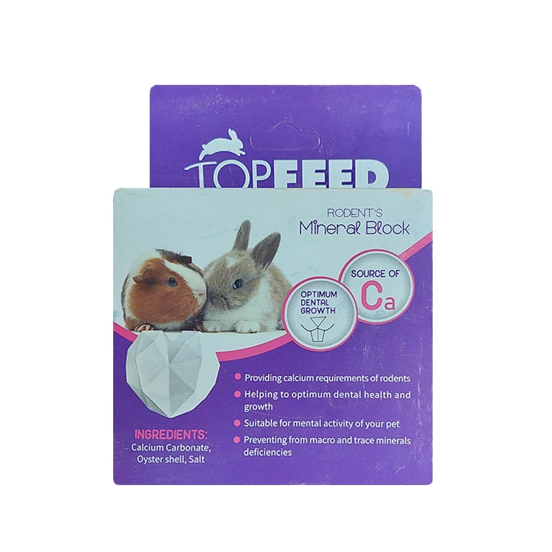 سنگ کلسیم جوندگان تاپ فید top feed مدل Mineral block وزن 110 گرم