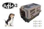 باکس حمل حیوانات، مدل رها (raha)، سایز 3، درب فلزی، هپی پت HappyPet, Pet carrier, Raha, metal door, size3 - تصویر 3