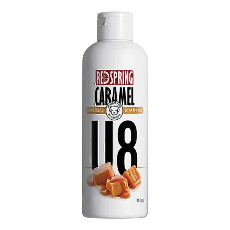 2def6c83defc42a68b5e73da950ab7f8 شامپو سگ U8 با عصاره کارامل رداسپرینگ Redspring Caramele Universal Shampoo U8 حجم 300 میلی لیتر - تصویر 1