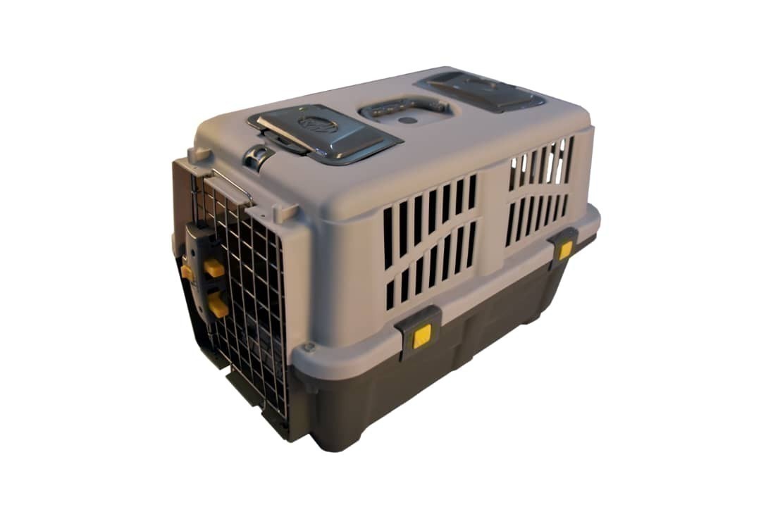 باکس حمل حیوانات، مدل رها (raha)، سایز 3، درب فلزی، هپی پت HappyPet, Pet carrier, Raha, metal door, size3