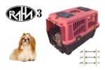 باکس حمل حیوانات، مدل رها (raha)، سایز 3، درب فلزی، هپی پت HappyPet, Pet carrier, Raha, metal door, size3 - تصویر 2