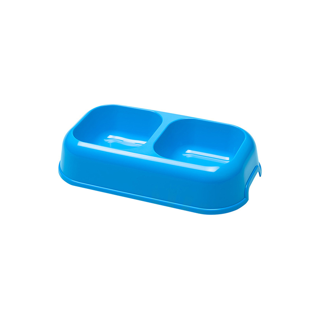 ظرف آب و غذا دوقلو گربه، مدل آلفا، هپی پت Happy Pet, Cat Twin Bowl, Alfa Model