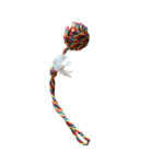 توپ آموزشی دسته دار سگ، طنابی، بند بلند، زاریکس Zarix, Dog Taring Ball, - تصویر 2