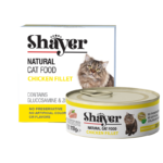 کنسرو نچرال گربه با طعم فیله مرغ شایر Shayer Natural Cat Food Chicken Fillet وزن 110 گرم