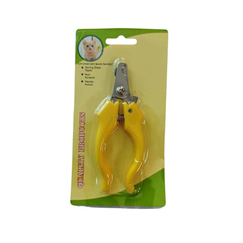 nakhongir_bozorg_yellow ناخن گیر سگ و گربه مدل ساده سایز متوسط - تصویر 1