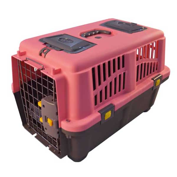 باکس حمل حیوانات، مدل رها(raha)، سایز 4، درب فلزی، هپی پت HappyPet, Pet carrier, Raha, metal door, size 4