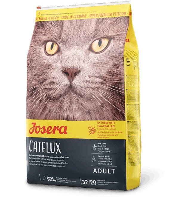 غذای خشک گربه جوسرا کتلوکس مناسب سلامت پوست و مو Josera Catelux وزن 10کیلوگرم