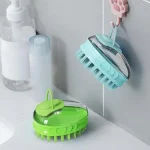 برس حمام مخزن دار مخصوص سگ و گربه مدل لیمو Cat & dog Bath Brush Hair - تصویر 2