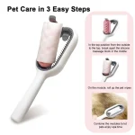 پرزگیر لباس و برس گرانشی بدن حیوانات Pet Hair Cleaning Grooming Tool For All - تصویر 4
