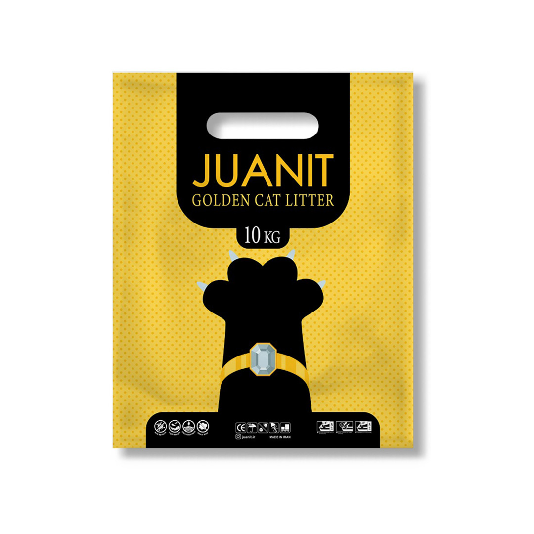 خاک گربه گلدن ژوانیت Juanit cat litter Golden 10kg