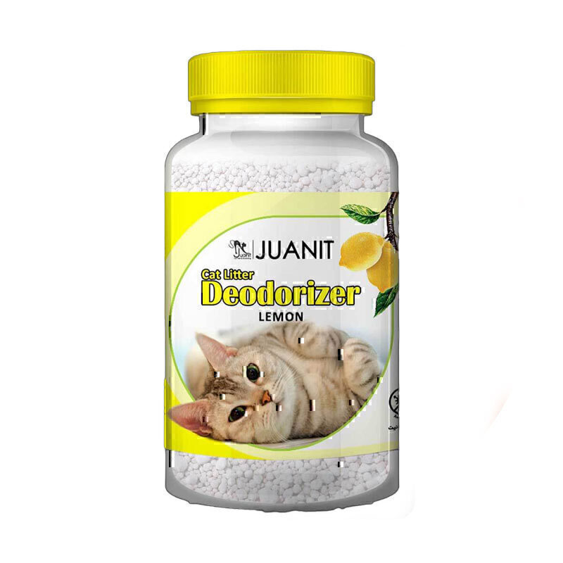 بوگیر و آنتی باکتریال خاک گربه ژوانیت با اسانس لیمو juanit