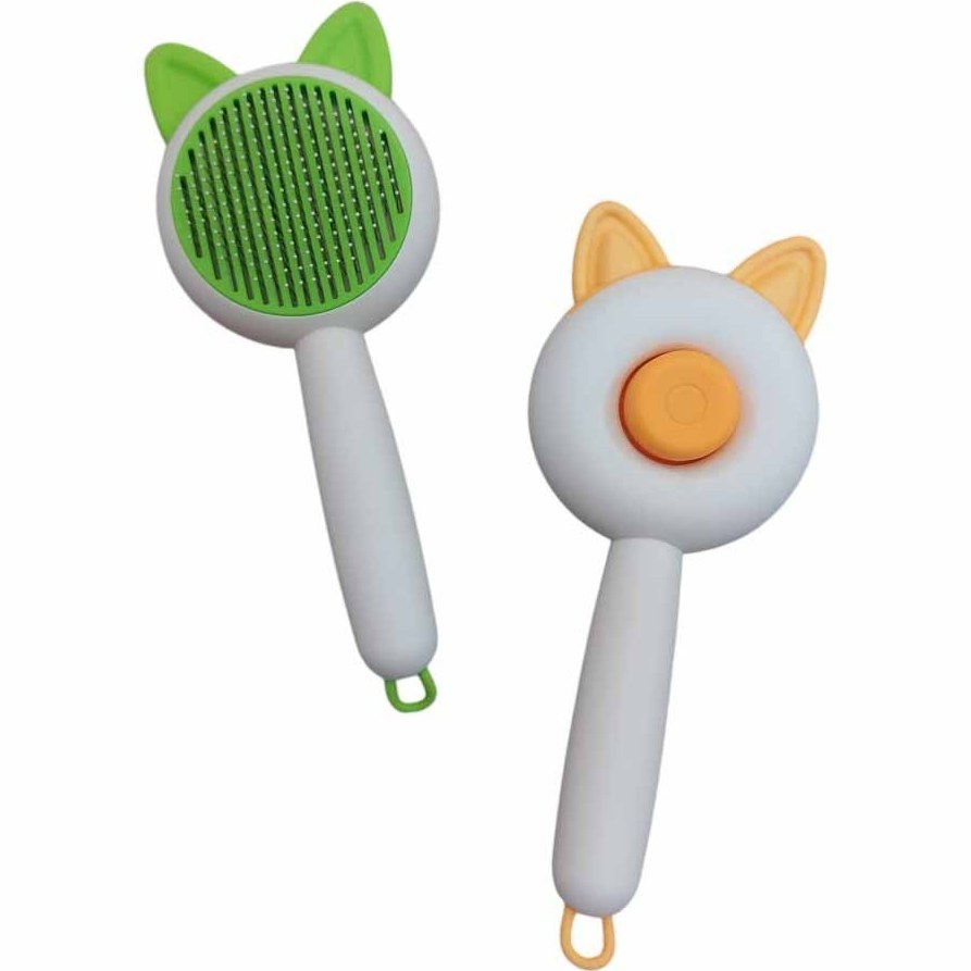 برس با دکمه تخلیه مو سگ و گربه مدل گوش CAT EAR HAIR removal needle Comb