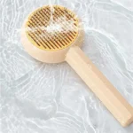 برس سگ و گربه به همراه دکمه تخلیه مو مدل SWIRL SWIRL Pet Brush Comb - تصویر 3