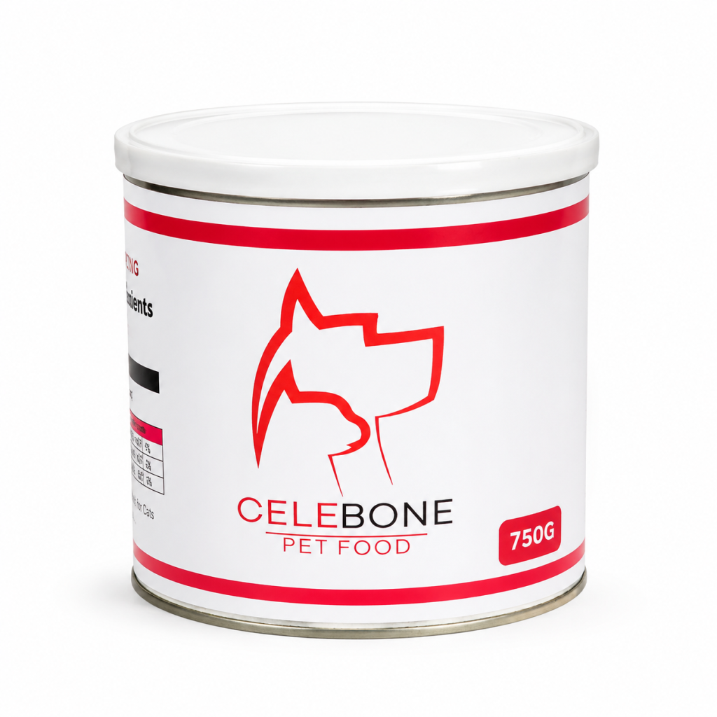 کنسرو پته- گوشت مرغ مخصوص گربه 750 گرمی سلبن  Celebone
