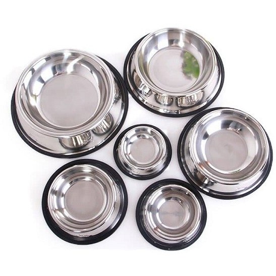 ظرف آب و غذای استیل، سگ و گربه، سایز 5 Staninless steel