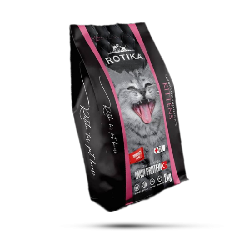 غذای خشک بچه گربه کیتن روتیکا فله 1 کیلوگرم rotika dry food kitten packet