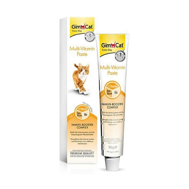 خمیر مولتی ویتامین گربه جیم کت GimCat Multi Vitamin Paste وزن 20 گرم